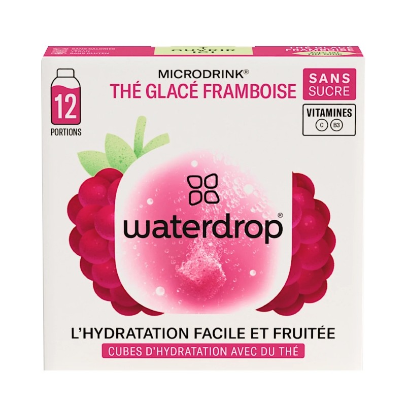 WaterDrop Microdrink Thé Glacé Framboise x12