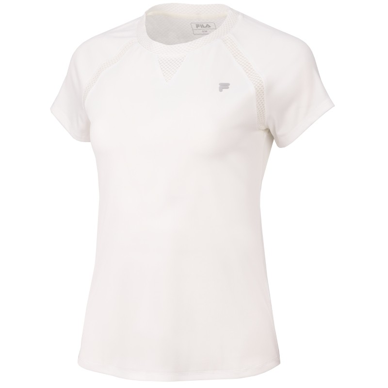 Tee Shirt Femme Fila Milia Blanc