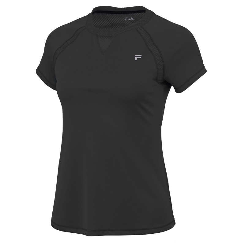 Tee shirt fila femme noir online