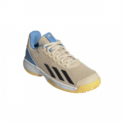 Promo Chaussure Enfant Adidas CourtFlash Beige