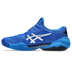 Achat Chaussure Asics Court FF 3 Novak Toutes Surfaces Bleu