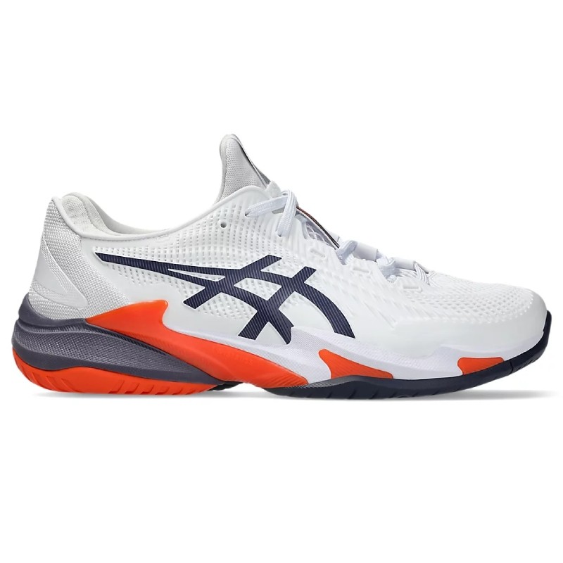 Chaussure Asics Court FF 3 Toutes Surfaces Blanc/Orange