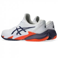 Chaussure Asics Court FF 3 Toutes Surfaces Blanc/Orange