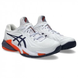 Promo Chaussure Asics Court FF 3 Toutes Surfaces Blanc/Orange