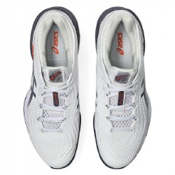 Chaussure Asics Court FF 3 Toutes Surfaces Blanc/Orange