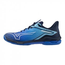 Prix Chaussure Mizuno Wave Exceed Tour 6 AC Toutes Surfaces Bleu