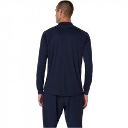 Achat Haut Manches Longues Asics Match LS 1/2 Zip Bleu Marine