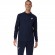 Haut Manches Longues Asics Match LS 1/2 Zip Bleu Marine