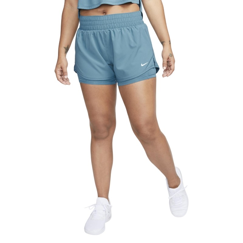 Short Femme Nike Dri-FIT 2en1 Bleu