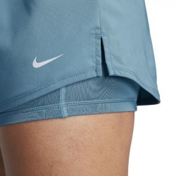 Achat Short Femme Nike Dri-FIT 2en1 Bleu