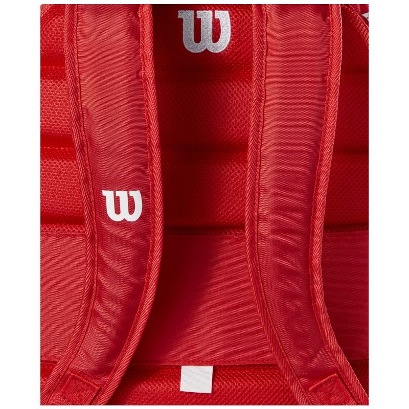Sac De Tennis Wilson Tour Rouge, 2 Compartiments + 2 Poches, Excellent état