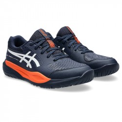 Promo Chaussure Junior Asics Gel Resolution X Bleu Marine Toutes Surfaces