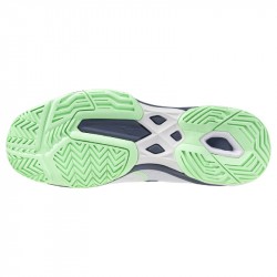 Achat Chaussure Mizuno Wave Exceed Light 2 AC Toutes Surfaces Blanc/Vert