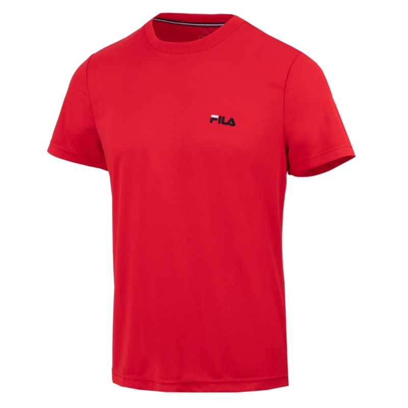 Tee-Shirt Fila Logo Small Rouge