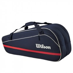 Achat Sac Wilson Team 6 Raquettes Bleu Marine