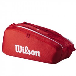 Sac Thermo Wilson  Super Tour 9 raquettes Rouge