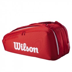 Achat Sac Thermo Wilson  Super Tour 9 raquettes Rouge