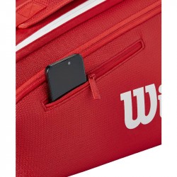 Sac Thermo Wilson  Super Tour 9 raquettes Rouge