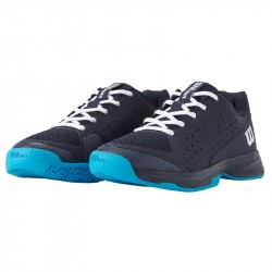 Vente Chaussure Enfant Wilson Rush Pro L Toutes Surfaces Bleu Marine