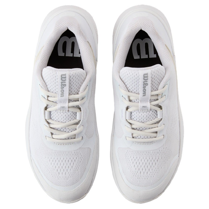 Chaussures De Sport Wilson EM5 Pour Femme - Blanc/Bleu/Argent - UK 8