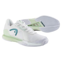 Prix Chaussure Femme Head Sprint Pro 4.0 Toutes Surfaces Blanc