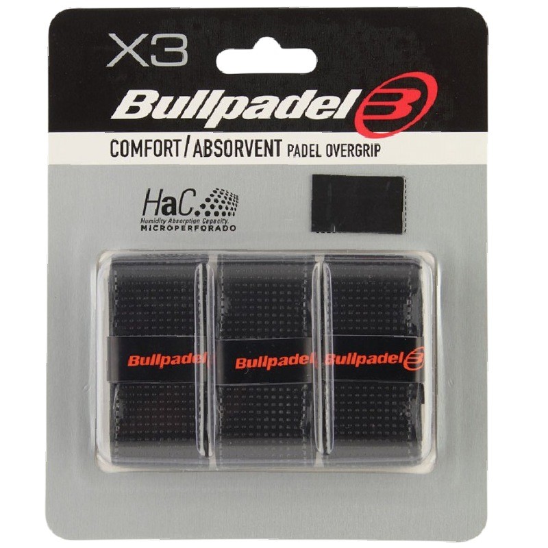 Surgrips Padel Bullpadel GB-120 x3 Noir