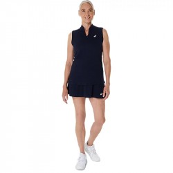 Débardeur Femme Asics Court Tank Bleu Marine