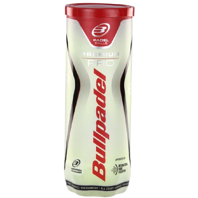 Tube de 3 Balles Padel Bullpadel Premium Pro Tube de 3 Balles Padel Bullpadel Premium Pro