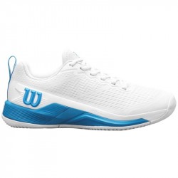 Chaussure Wilson Rush Pro 4.5 Toutes Surfaces Blanc/Bleu