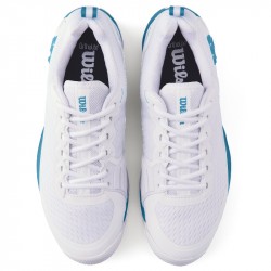 Promo Chaussure Wilson Rush Pro 4.5 Toutes Surfaces Blanc/Bleu