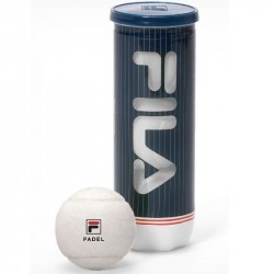 Tube de 3 Balles de Fila Premium Blanc