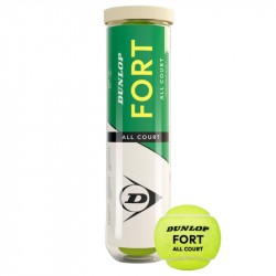 Promo Bipack de 4 Balles Dunlop Fort All Court