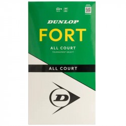 Bipack de 4 Balles Dunlop Fort All Court