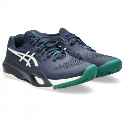 Promo Chaussure Asics Gel Resolution X Terre Battue Bleu Marine
