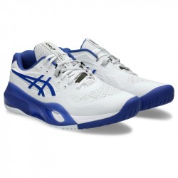 Promo Chaussure Asics Gel Resolution X Toutes Surfaces Blanc/Bleu