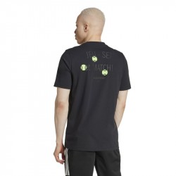 Achat Tee-Shirt Adidas Tennis Jeu Graphic Noir