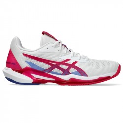 Chaussure Femme Asics Solution Speed FF 3 Toutes Surfaces Blanc/Rose