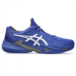 Chaussure Asics Court FF 3 Terre Battue Bleu