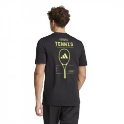 Achat Tee-Shirt Adidas Graphic Tennis Noir