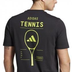 Prix Tee-Shirt Adidas Graphic Tennis Noir