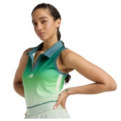 Promo Débardeur Femme New Balance Tournament Vert