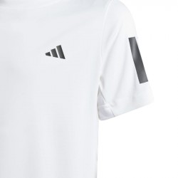 Prix Tee-Shirt Enfant Adidas Club 3 Bandes Blanc