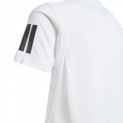 Promo Tee-Shirt Enfant Adidas Club 3 Bandes Blanc