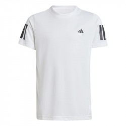 Tee-Shirt Enfant Adidas Club 3 Bandes Blanc