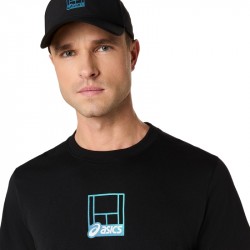 Promo Tee-Shirt Asics Court Core Graphic Noir