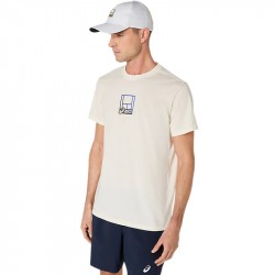 Vente Casquette Asics Court Core Graphic Blanc
