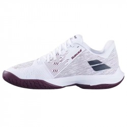 Achat Chaussure Babolat Jet Tere 2 Toutes Surfaces Blanc/Bordeaux