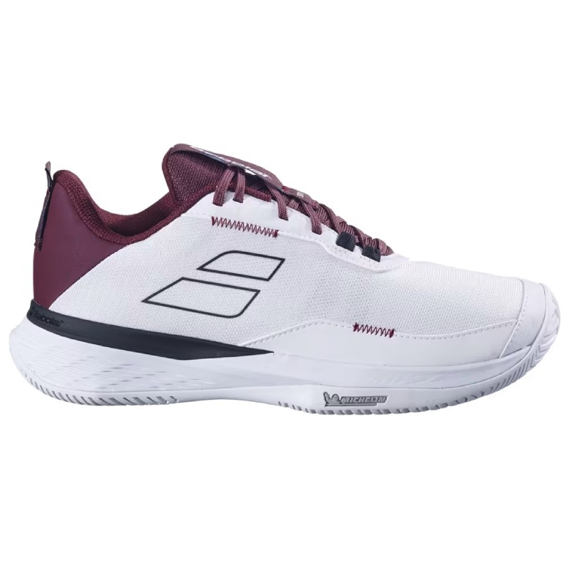 Chaussure Babolat SFX Evo Toutes Surfaces Blanc/Bordeaux