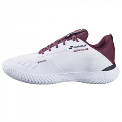 Achat Chaussure Babolat SFX Evo Toutes Surfaces Blanc/Bordeaux