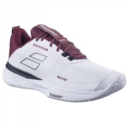 Prix Chaussure Babolat SFX Evo Toutes Surfaces Blanc/Bordeaux